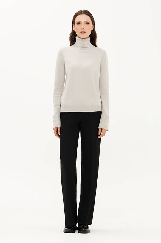 23375 Свитер женский (жемчужный)