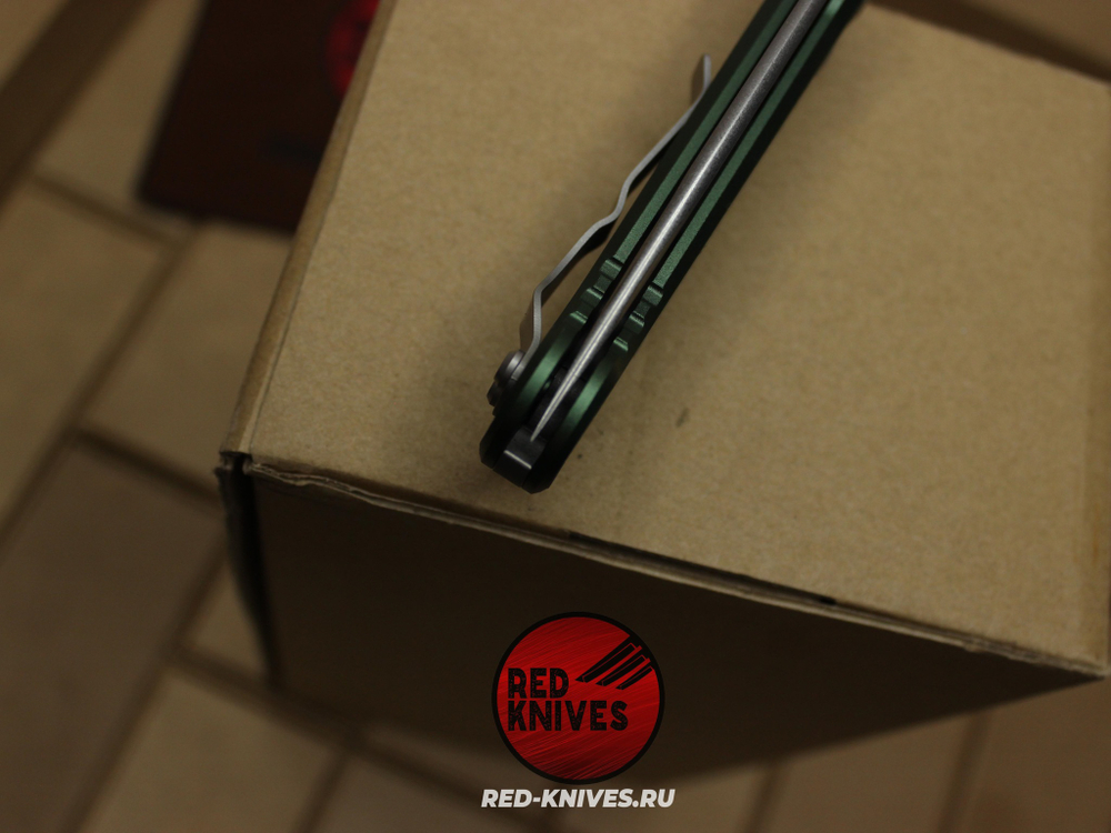 Нож Microtech GRN LUDT Gen III Standard S/E - клинок серый, зеленая рукоять