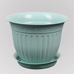 Горшок Виноград, D 19, 1,6 л, мятный с поддоном