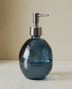 Zara Home стакан для ванной комнаты, стекло, синий · 3513/466