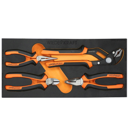 WDK-3703PHL Набор шарнирно-губцевого инструмента в ложементе, 4 предмета