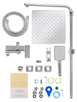 Душевая система WONZON & WOGHAND CUBE 2.0, Хром (WW-88047068-CR)