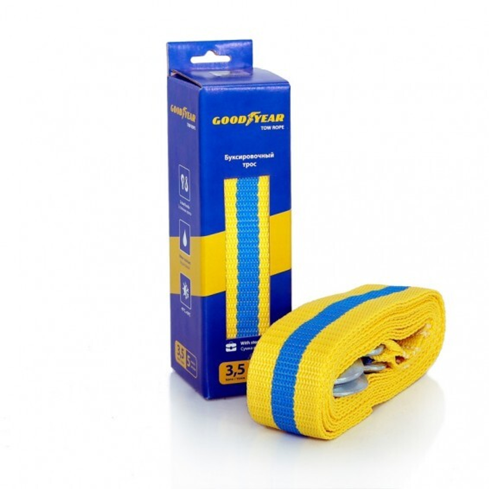 Трос буксировочный полипропиленовый Goodyear (3,5т)