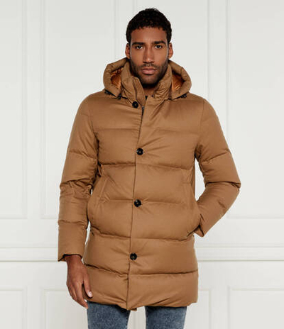 Хлопковая куртка Woolrich - коричневый(CFWOOU0822MRUT3108)