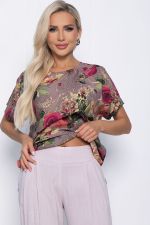 Костюм Розовый вечер (мультиколор/пудра) К10855 LT Collection