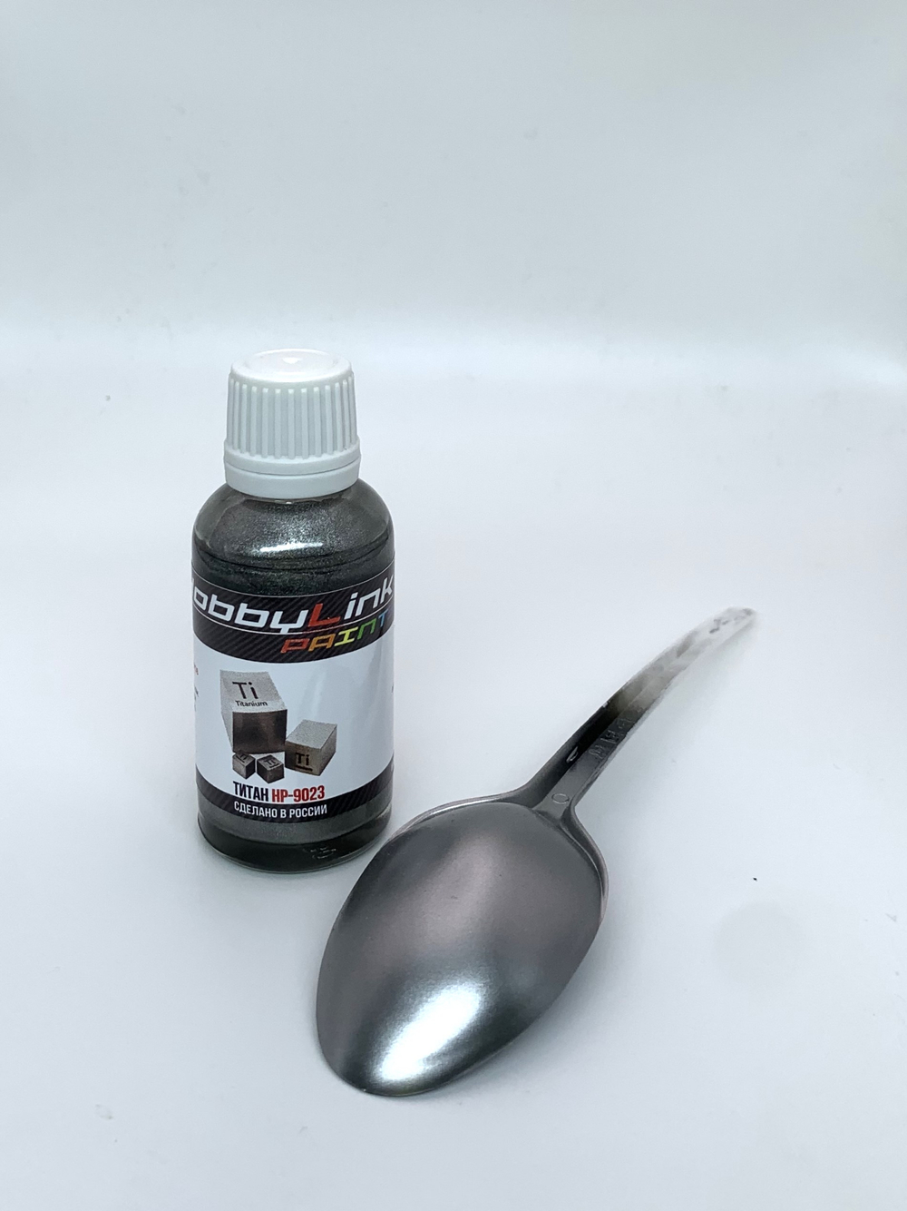 Краска лаковая HobbyLink Титан HP-9023