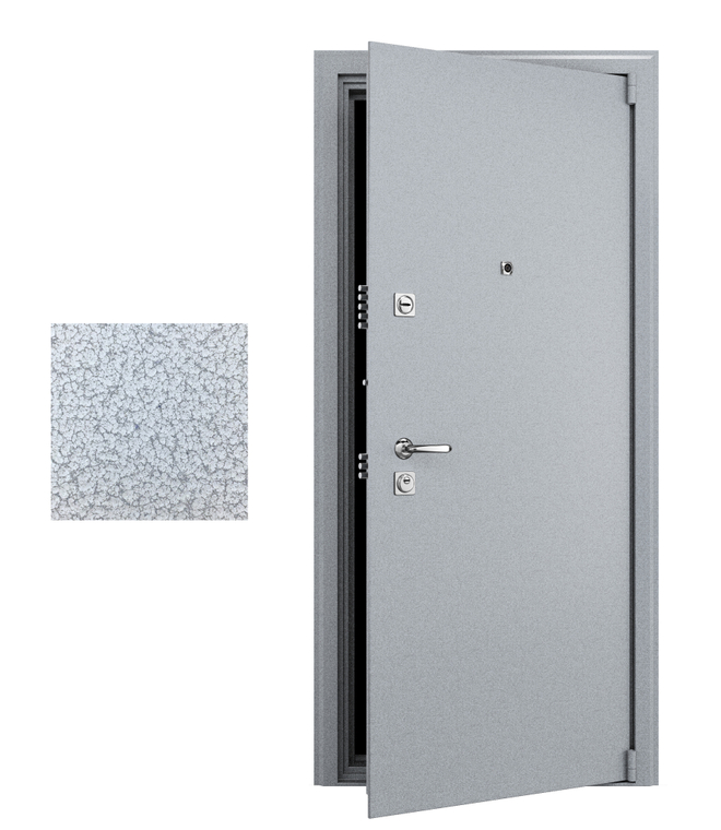 Меланж Белое серебро