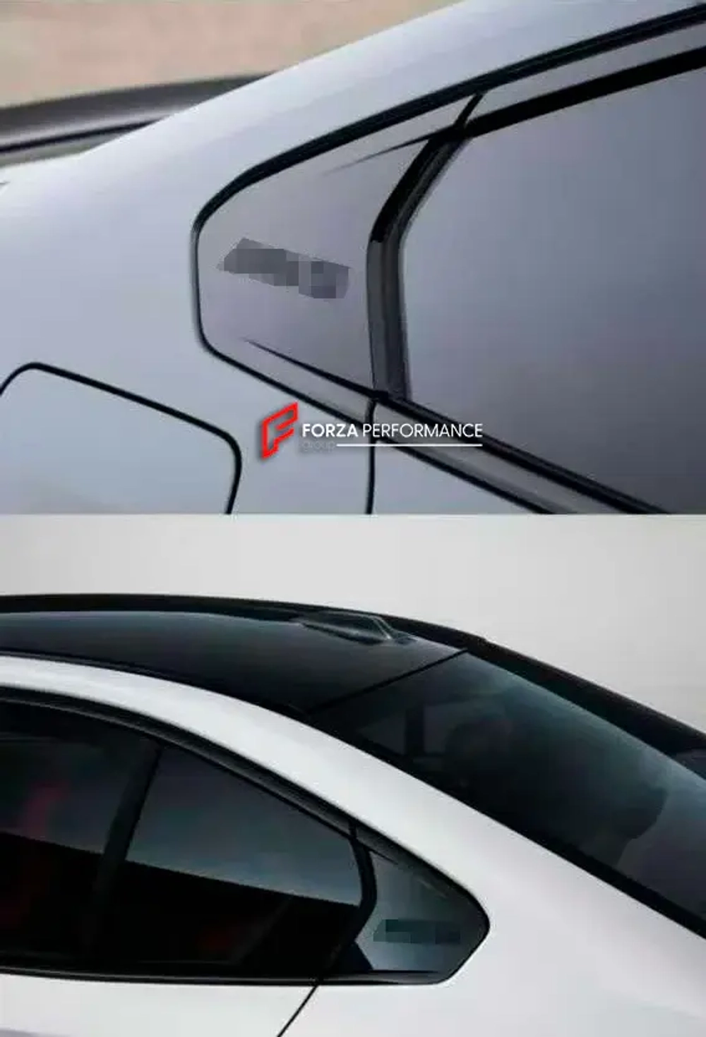 Треугольная панель заднего стекла для BMW 5 серии G60 2023+ в стиле M5 G90 БМВ