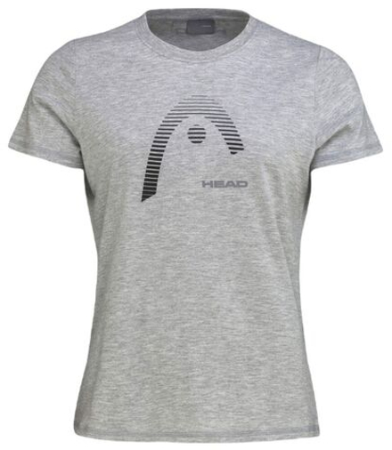 Женская теннисная футболка Head Club Lara T-Shirt - grey melange