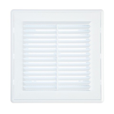 Решётка вентиляционная в рамке с москитной сеткой 250х250 мм Люкс