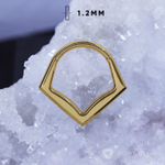 Кликер Muse Simple PVD Yellow 1.2мм