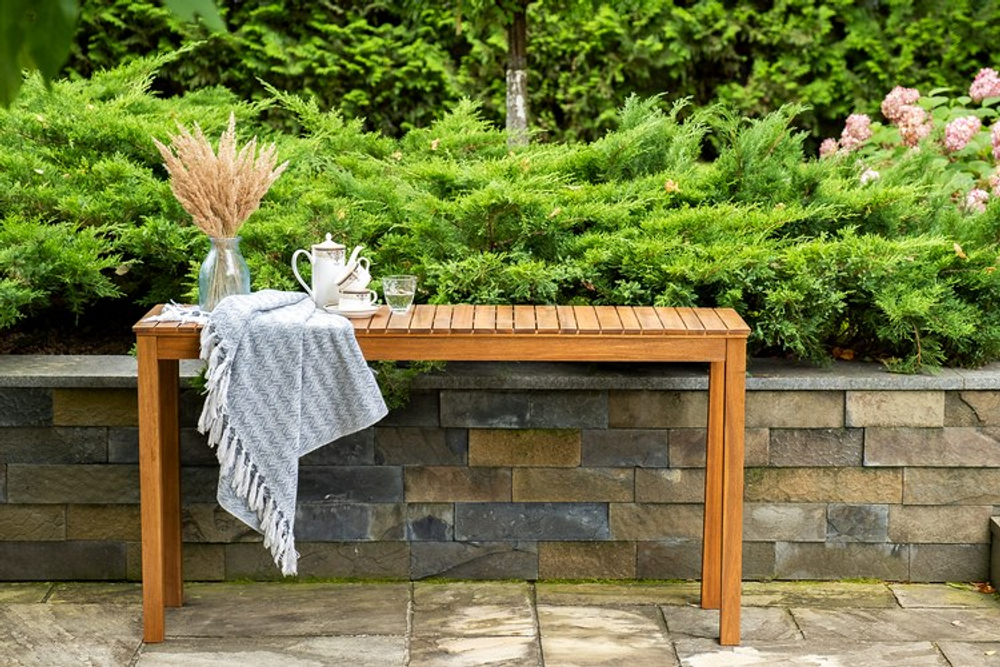 Стол из акации Joygarden КАРО для балкона, коричневый