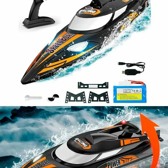 Радиоуправляемый катер (47 см, 35 км/ч, акб 3000 mAh) - HJ810B-BLACK