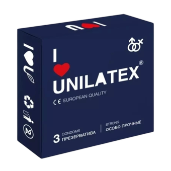 Сверхпрочные презервативы Unilatex Extra Strong