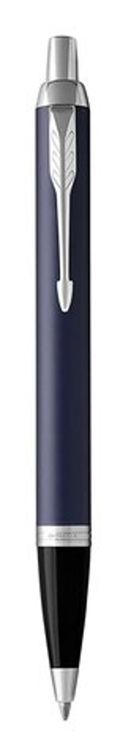 Шариковая ручка Parker IM Metal Matte Blue CT, стержень: M, цвет чернил: blue