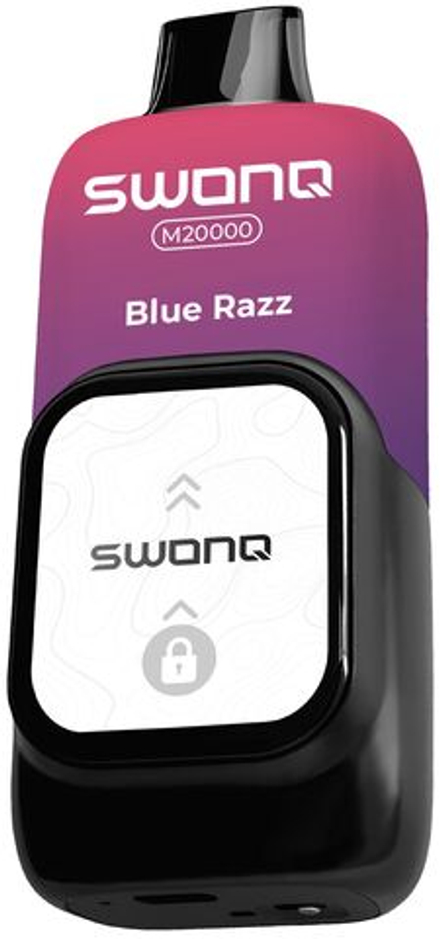 Набор Swonq M20000 с картриджем Blue Razz - Черника-малина 20000 затяжек 18мг (1,8%)