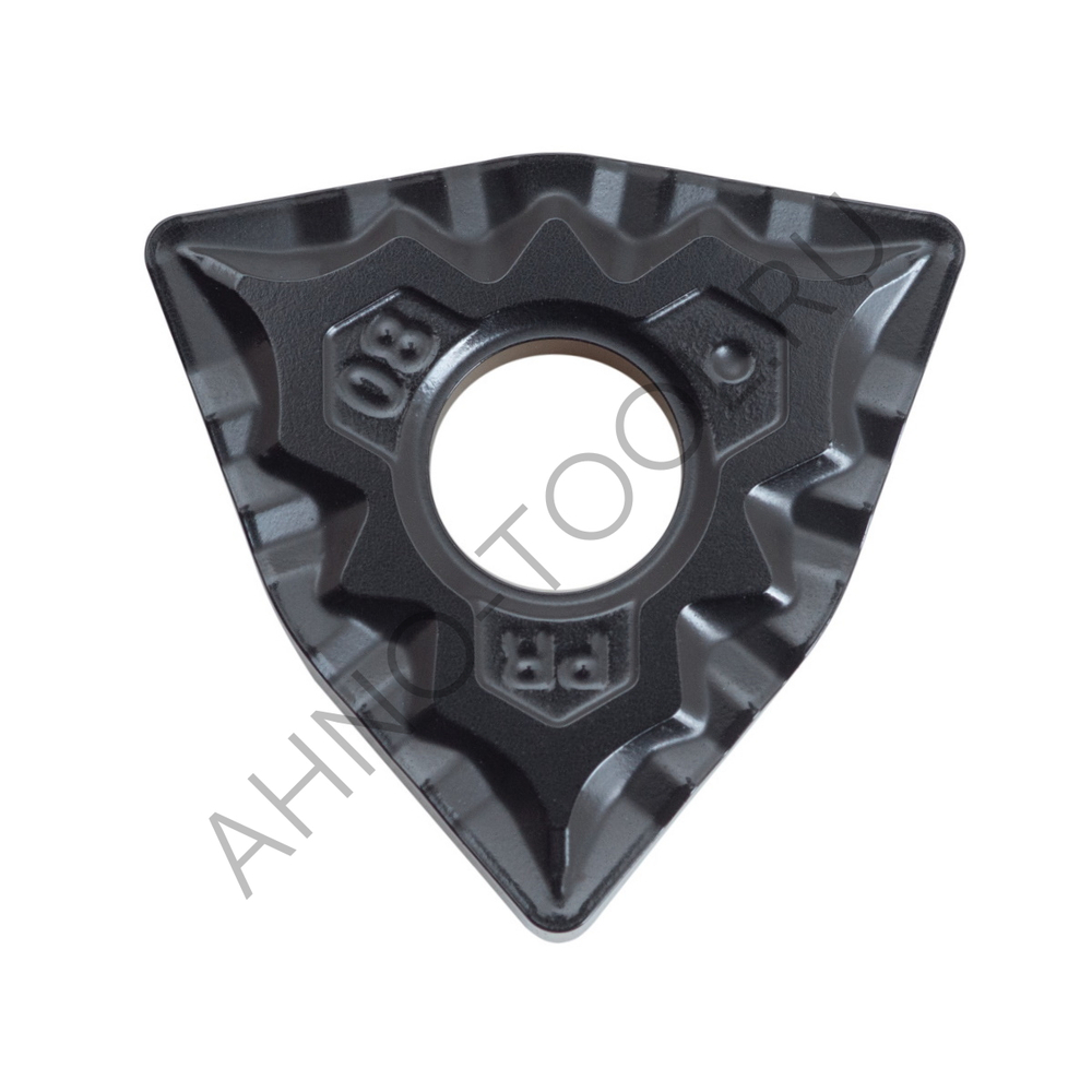 Пластина твердосплавная ISO WNMG080408-PSX ACP10D AHNO по стали, чистовая