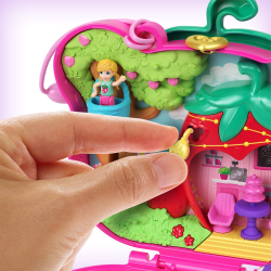 Polly Pocket - Клубничный мишка Компактный набор 2 куклы + аксессуары HRD35 / артикул   FRY35 HRD35  / GTIN 194735173761