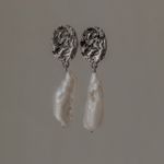 Серьги Капли с жемчугом