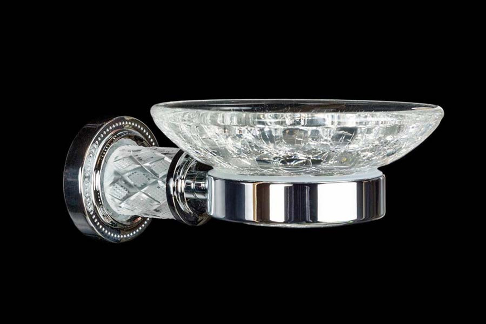 Boheme Мыльница(стекло кракле) Murano Cristal