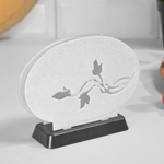 Салфетница "Basilic", цвет белый мрамор