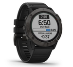 Смарт-часы Garmin Fenix 6X PRO Solar титановый DLC, серый/черный (010-02157-21)