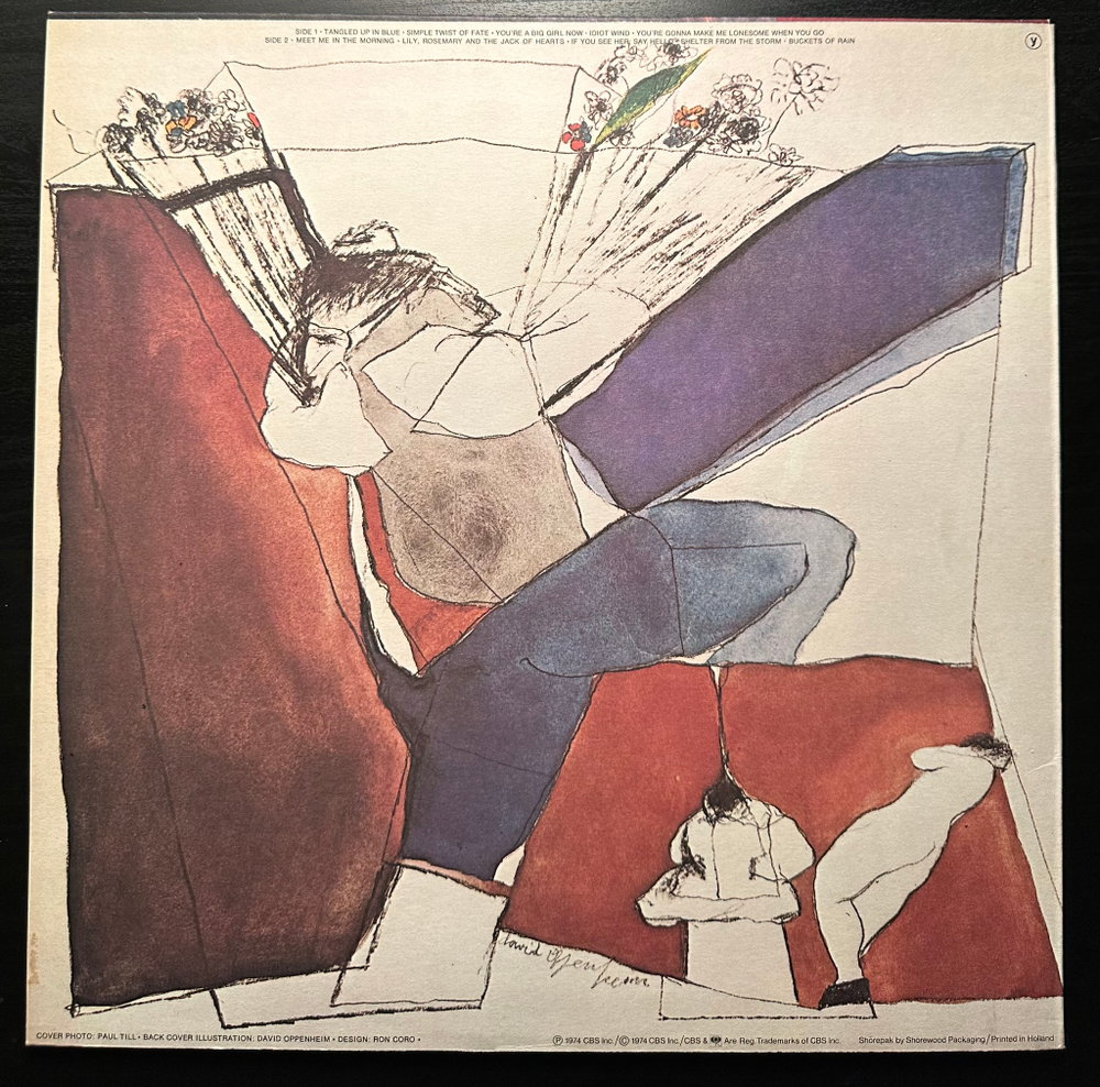 Bob Dylan - Blood On The Tracks (Голландия 1975г.)