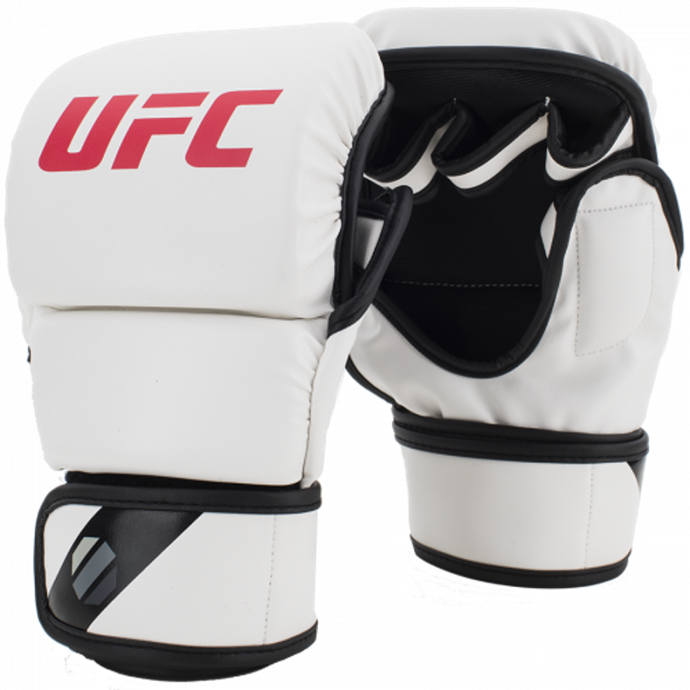 UFC Перчатки MMA для спарринга 8 унций белые L/XL