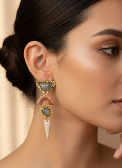 Серьги Античные имитация