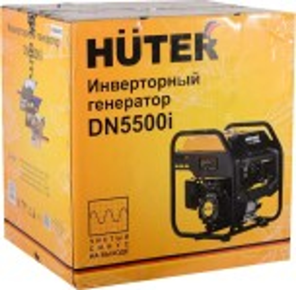 Генератор бензиновый HUTER DN 5500 i инверторный 64/10/29
