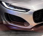 Карбоновая губа переднего бампера в заводском стиле для Jaguar F-Type 2013-2020 Ягуар