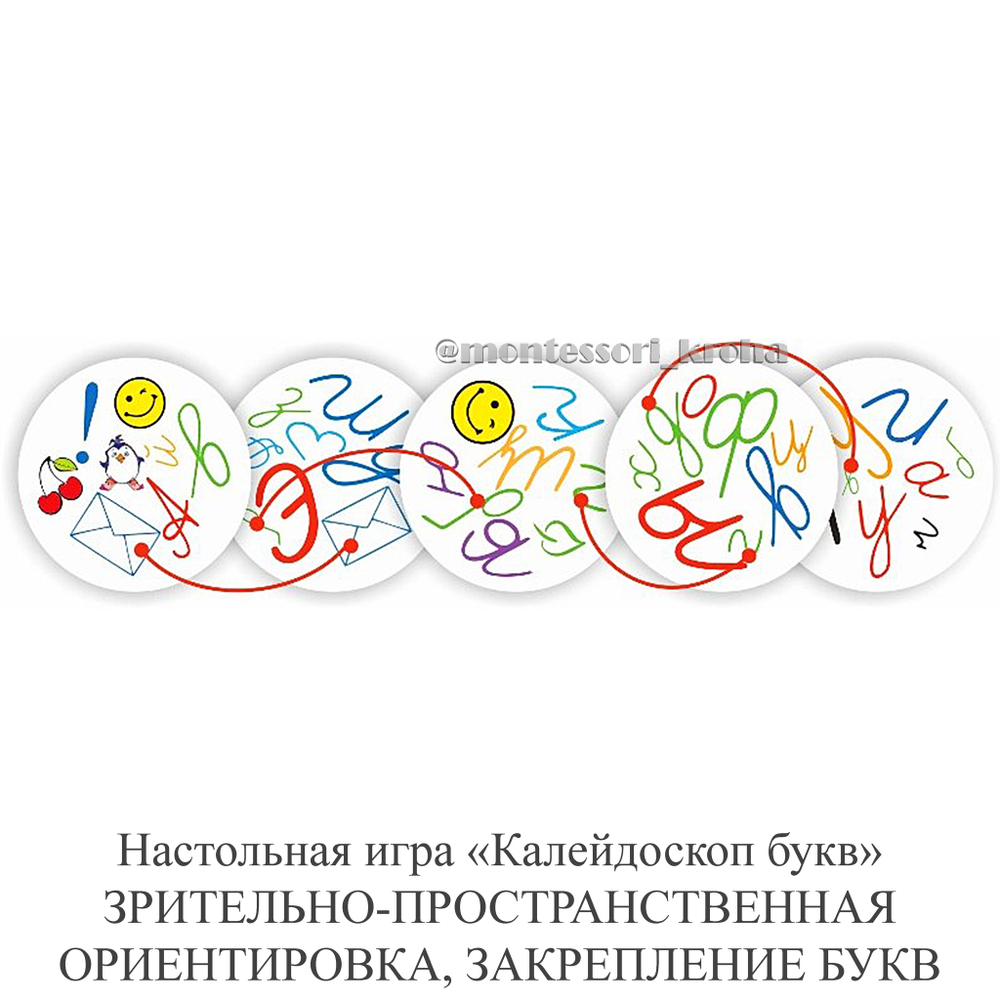 Настольная игра «Калейдоскоп букв» ЗАКРЕПЛЕНИЕ БУКВ, ЗРИТЕЛЬНО-ПРОСТРАНСТВЕННАЯ ОРИЕНТИРОВКА