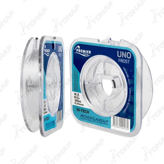 Леска UNO FROST 0,25mm/30m Clear Nylon PREMIER fishing (PR-UF-T-025-30)