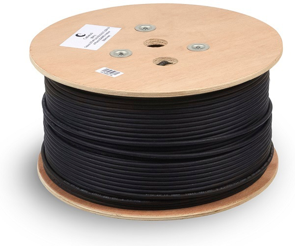 Кабель витая пара U/UTP 5e кат. 4 пары Cabeus UTP-4P-Cat.5e-SOLID-OUT-LSZH-UV