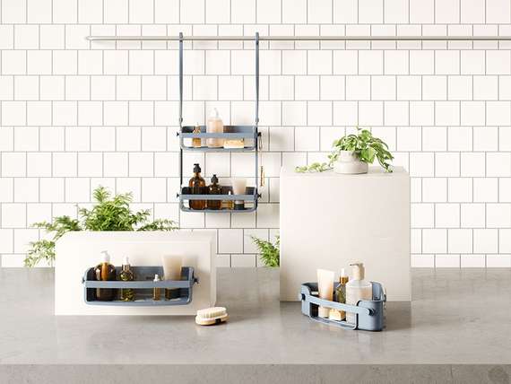 Органайзер для душа flex, синий