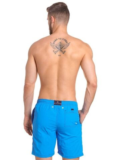 Мужские шорты для пляжного отдыха (Размер: XL) (Цвет: голубой)