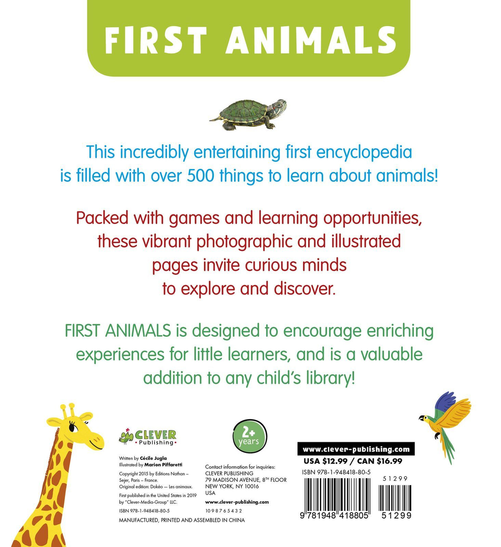 First Animals. Clever Encyclopedia