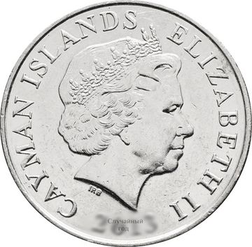 25 центов 1999-2017 Каймановы острова