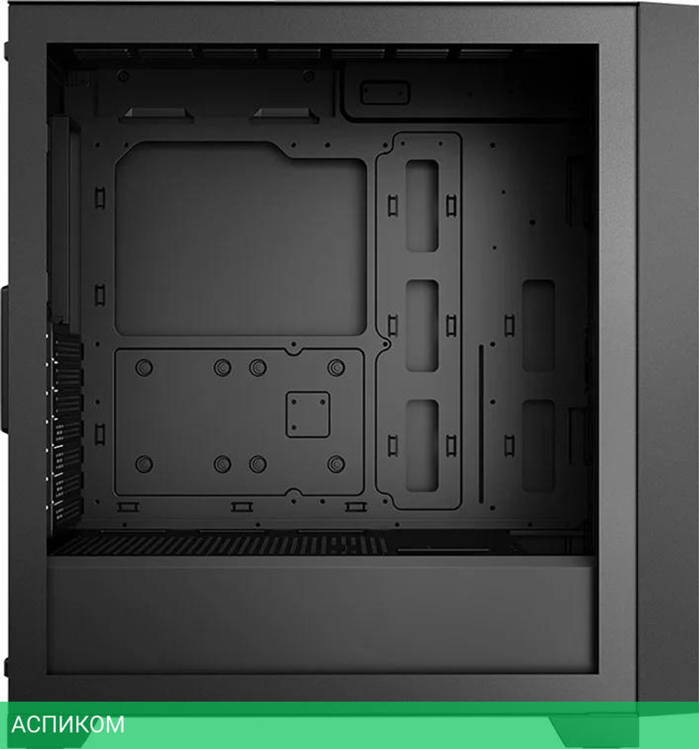 Корпус PCCooler C3D510 BK ARGB черный без БП (C3D510-BKP3-GL)