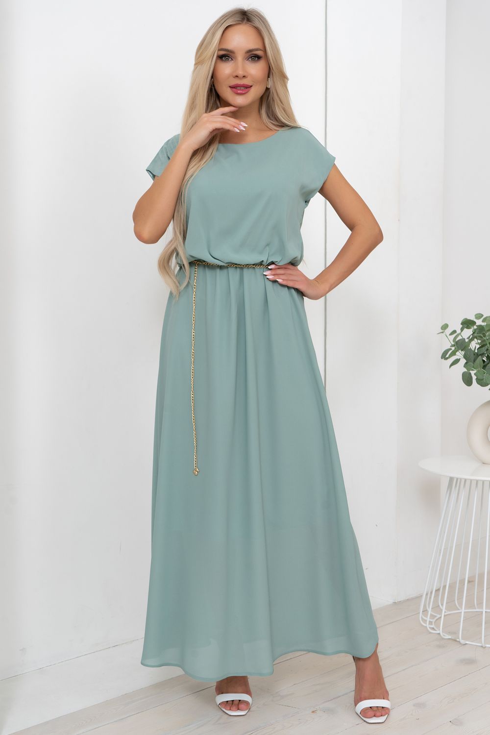 Платье Симона (фисташка) Р11-1161/3 Nikol