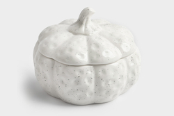 Емкость для хранения 18х16см 1.3л Anna Lafarg Light pumpkin Тыква белая в крапинку
