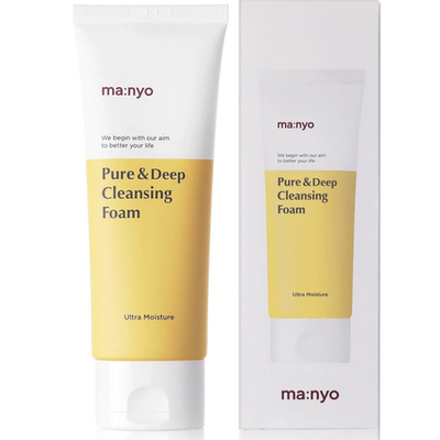 Пенка для глубокого очищения пор с керамидами Manyo "Pure Deep Cleansing Foam" 100мл