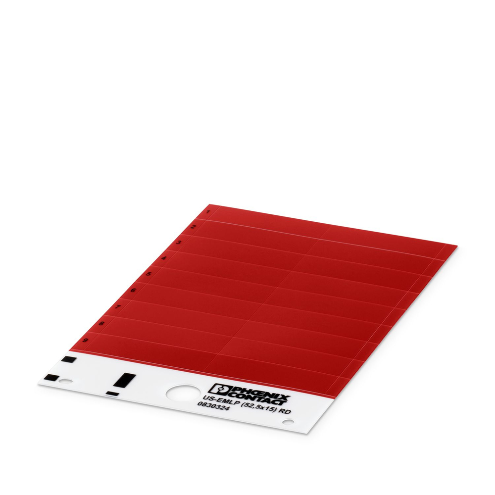 0830324 - US-EMLP (52,5X15) RD - Пластиковая табличка