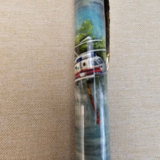 Ручка "Спасательный вертолет МЧС" с ручной росписью Палех