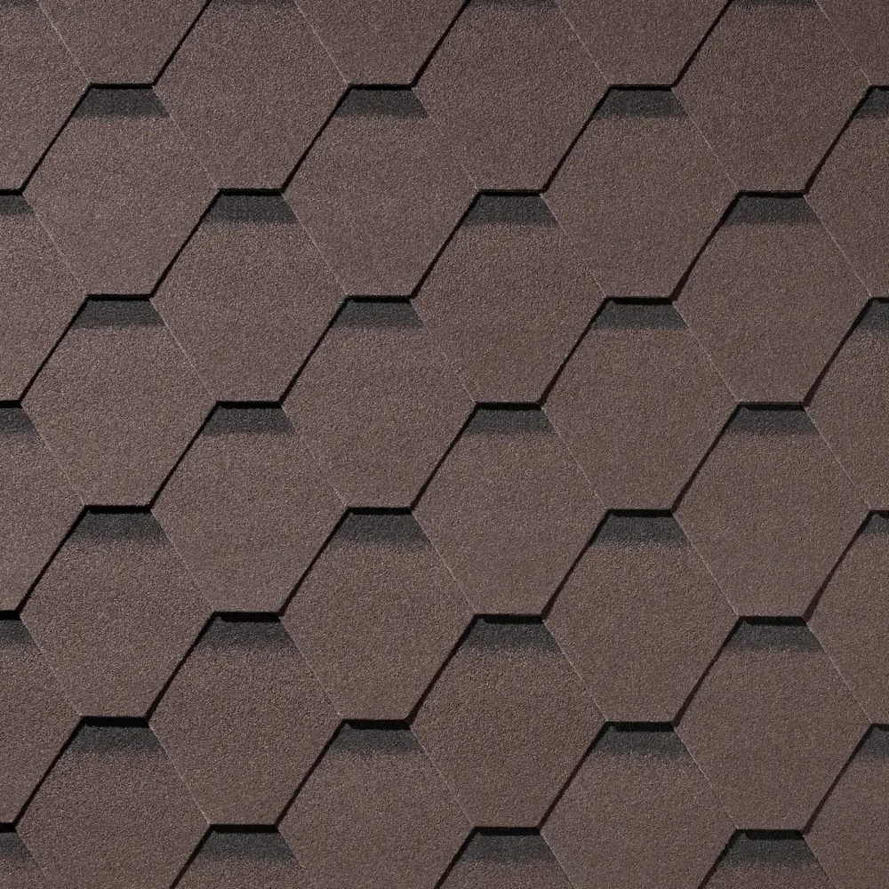 Гибкая черепица Shadow Тёмное дерево Quiet Tile ( Тихая черепица )