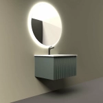 Тумба с раковиной LA FENICE TERRA Grigio 60 серая