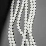 Лава вулканическая белая (имитация), 8,7мм, шар