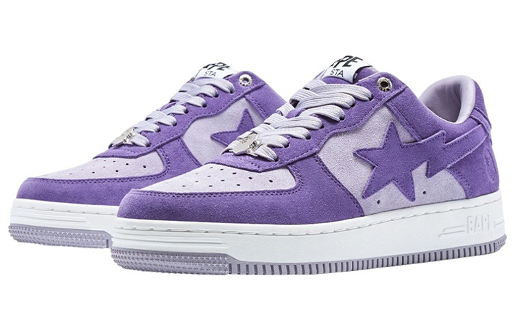 Bape A Bathing Ape Bape Sta Suede Purple 2022