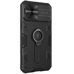 Противоударный чехол с кольцом и защитой камеры Nillkin CamShield Armor Case для iPhone 13 Pro Max