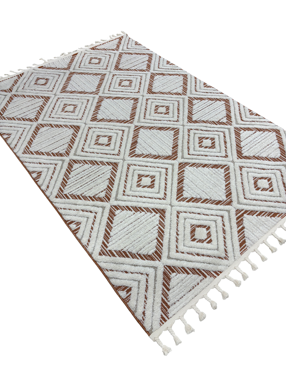 Ковер Vicenza B0142A Cream/Orange Прямоугольник